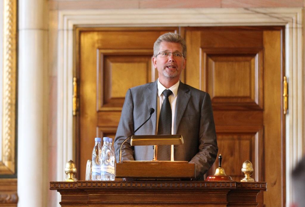 Overborgmester Frank Jensen var glad for endnu en gang at kunne byde CHGP velkommen
(Foto: Motorsporten.dk)
